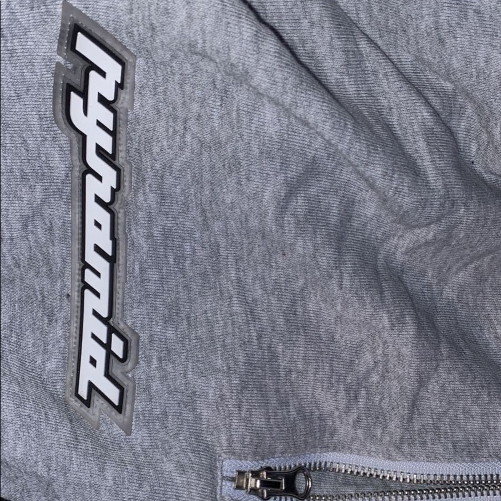 PYRAMID rubber logo sweat suit